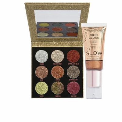 Revolution Make Up 2 st glitter makeup set