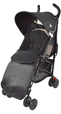Fotmuff/mysiga tår kompatibel med Buggy barnvagn barnvagn svart
