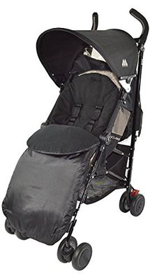 Voetenzak/Cosy Toes Compatibel met Buggy Kinderwagen Kinderwagen Zwart