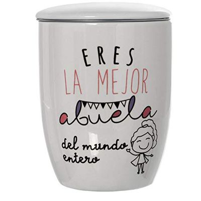 DRW Caneca de pequeno-almoço original frase positiva (caneca infusão de avó)