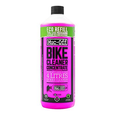 Muc-Off Limpador de bicicletas concentrado, 1 litro - recarga de kit de limpeza de bicicleta - gel biodegradável de ação rápida - Mistura com água para obter 4 litros de limpeza bicicletas