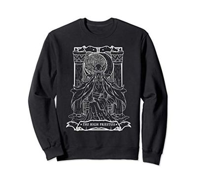 Tarot Card The High Priestess II Occult Vintage Sweatshirt