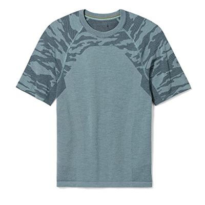 Smartwool Men's Short Sleeve, Manica Corta Intraknit Active da Uomo, Piombo, S