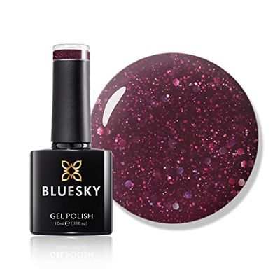 Vernis à ongles gel Bluesky, amoureuse, AW19, vernis à gel scintiple, 10 ml de longueur, résistant aux puces, 10 ml (nécessite du séchage sous lampe à LED UV)