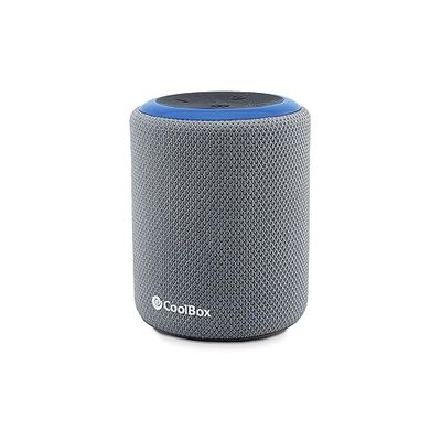 CoolBox Altavoz Bluetooth 5.3 Drop G231, Protección IPX6, Incluye Cable de Entrada Auxiliar, Lector microSD, 6h de Autonomía, Carga USB-C en 2.5h. Color Gris
