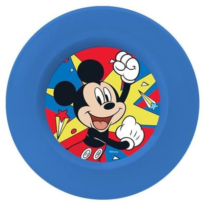 Mickey Food Food Polipropylenowe płaskie, przyjazne dla środowiska, praktyczne, bezpieczne i niezniszczalne