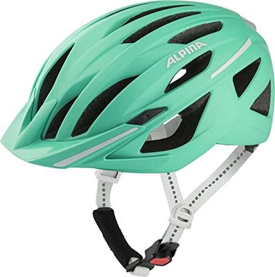 ALPINA Unisex - Volwassenen, HAGA Fietshelm, turqouise matt, 51-56 cm