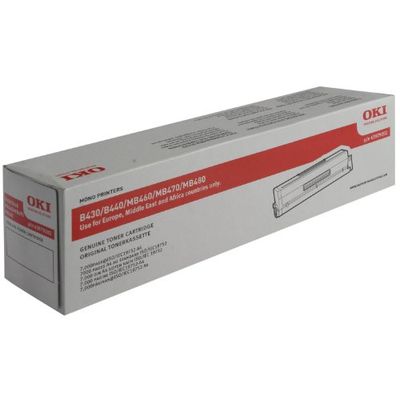 OKI B430/B440 Mono Toner Cartridge - 7000 Pages, Black