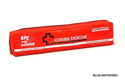 LEINA-WERKE 32067 KFG2 Ecoline mini kombitväska XS KFG §102 st.10 utan blad, färgsorterad, Blå/vitt rött tryck, 5