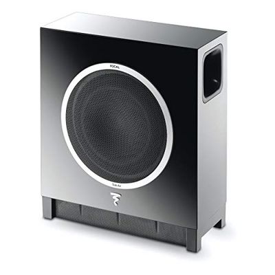 Focal Sub Air Subwoofer (high-gloss look, draadloze verbinding, aan de muur te monteren) zwart