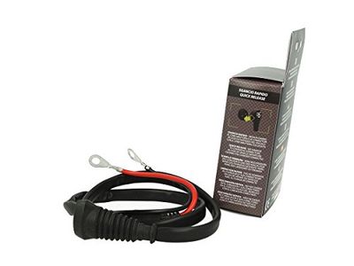 Battery Connection Cable with Eyelets for Magnetic Connector BC MAG-F / BC MAG-KIT for connection to the vehicle's battery - Length: 80 cm - Made in Italy