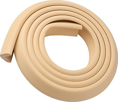 ABUS Junior Care Edge Protector - Peter | segurança do bebé, almofada de borda, para-choques suave, castanho | 73139