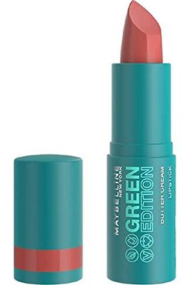 Maybelline New York Green Edition Buttercream Lipstick 012 Shore, 3,4 g