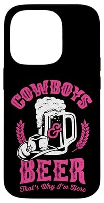 Cowboys E Birra Ecco Perché Sono Qui Rodeo Western Show Moglie Custodia per iPhone 14 Pro