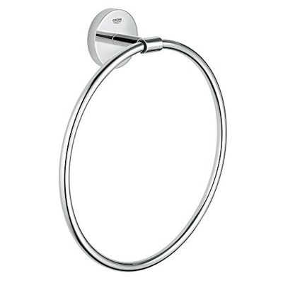 Grohe Ref.40460001 BauCosmopolitan Toallero, Plata Cromado