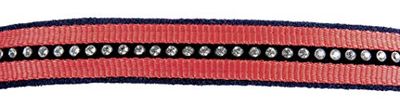 Hkm 4057052113840 Licol + Kit de Tricot – Crystal, Souple sous-legt3069 Rouge/Bleu foncé