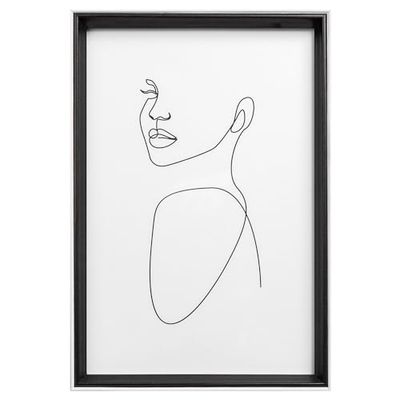 walther design Silhouette NW520B - Cornice portafoto, nero, 15 x 20 cm