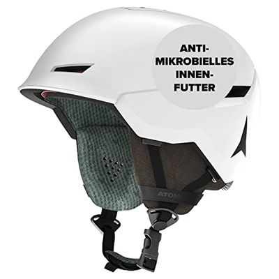 ATOMIC Revent+, Casco Unisex-Adulto, Bianco, 51/55 cm