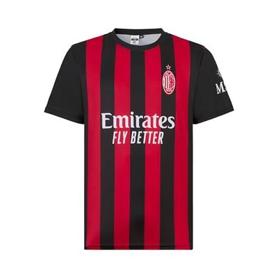 A.C. Milan Maglia Replica Stadio Home, Temporada 2025/2026, Producto Oficial, X-Large Unisex Adulto