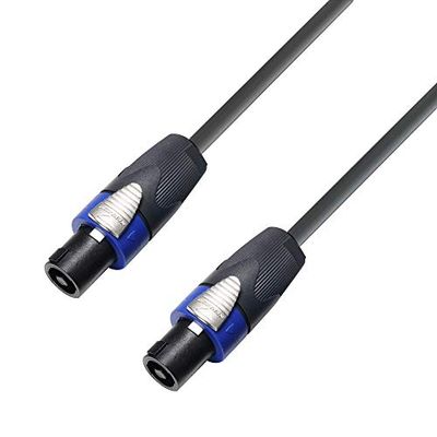Adam Hall Cables 5 STAR S 425 SS 0300 Câble de haut-parleur ultra flexible 4 x 2,5 mm² 4 broches Neutrik SpeakON 3 m