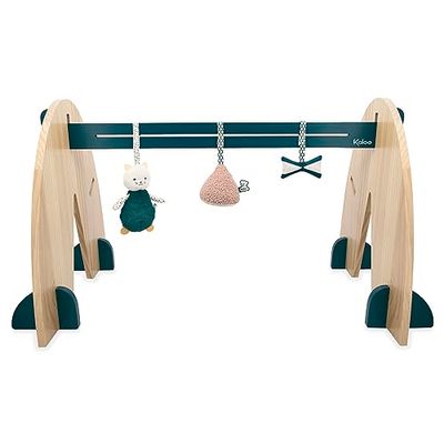 KALOO - Stimuli - Mi Arco de Estímulo con 3 Accesorios para Bebé - Arco Evolutivo de Madera - Juegos Sensoriales Colgantes - 45 cm de Alto - Desde el Nacimiento, K227004