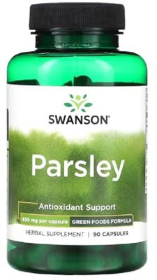 Swanson - Parsley, 650mg | Kidney and Urinary Health - 90 Capsules