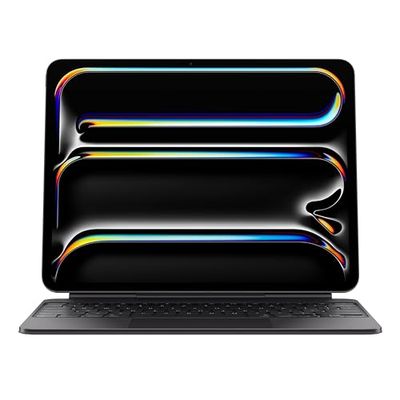 Apple Magic Keyboard per iPad Pro 13'' (M4), comodissima per scrivere e con trackpad integrato, tasti funzione, Olandese — Nero