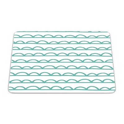 Bonamaison, Rechthoek Pop Art Digital bedrukte muismat, antislip onderkant, voor kantoor en thuis, grootte: 22x18 cm