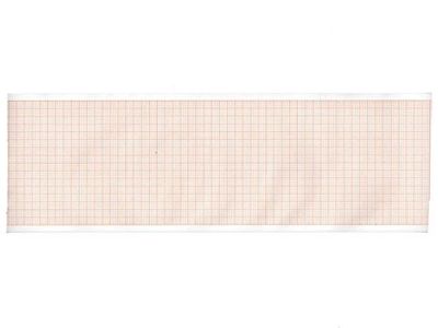Gima 32980 - Rollo de papel térmico Ecg, cuadrícula naranja, 90 mm x 28 m