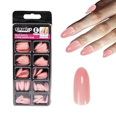 Glam'Up Paris 100 False Nails N°174 Almond Pink