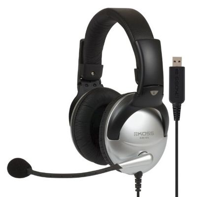 Koss | "SB45-USB" Multi Media Stereo Headphone with USB Plug | Black