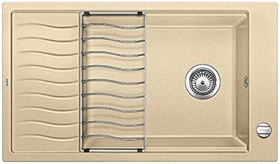 BLANCO 520490 ELON XL 8 S-Fregadero de cocina (520 490), color champán, 80 cm Unterschrank