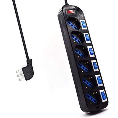 Ewent EW3850 - Regleta eléctrica Negro