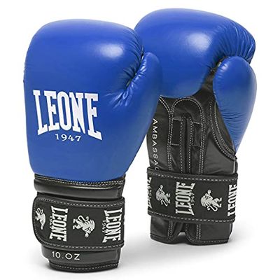 LEONE 1947 Ambassador Bokshandschoenen Unisex Volwassenen, Blauw, 16 oz