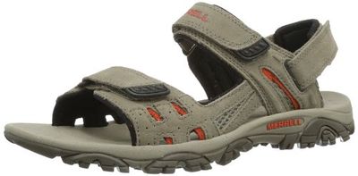 Merrell Moab Drift Strap Sport- och utomhussandaler för män, Beige Brindle Lantern, 42 EU