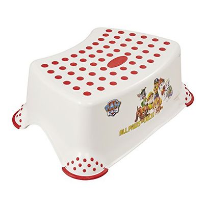 keeeper Banqueta escada patrulha canina, de 18 meses a 10 anos, antiderrapante, tomek, branco
