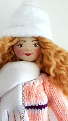 Bambola Tusì Doll, Bambola di stoffa fatta a mano, Handmade doll made in Italy
