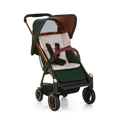 iCOO 2-delig zitkussen voor kinderwagen Acrobat, ademend, zacht, compatibel met 5-punts gordelsysteem - beige