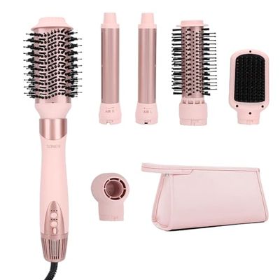 Sonew 6 en 1 FlexStyle Air Styling & Drying System, Puissant Séchoir et Multi-Styler avec Fer à Boucler Automatique (Gauche & Droite), Brosse Ovale, Brosse Lissante