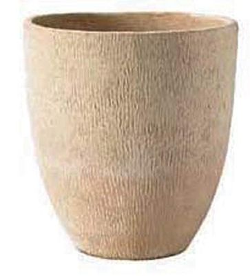 VASO IN TERRACOTTA + SOTTOVASO IN TERRACOTTA, FATTO A MANO; ALTEZZA CM. 27, DIAMETRO CM. 25. MADE IN ITALY GIARDINO TERRAZZO FIORIERA IN COTTO NATURALE