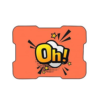Bonamaison, Tapis de Souris Imprimé Numériquement, Fond Antidérapant, pour Bureau et Maison, Taille: 22x18cm