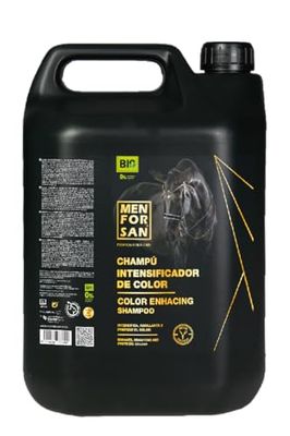 MENFORSAN Shampooing intensifiant de Couleur pour Chevaux, 1L | Rehausse la Couleur Naturelle | Bio - Vegan Friendly - 100% Naturel | Premium Horse Care