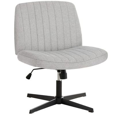 DUMOS Chaise de Bureau, sans accoudoir, en Velours et Maille Confortable, avec Coussin d'assise élargi, Convient pour Les Bureaux, Les Chambres et Les Salons