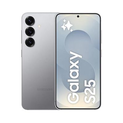 Samsung Galaxy S25 Smartphone AI, 3 anni di Garanzia del produttore, Display 6.2'' FHD+ Dynamic AMOLED 2X, Fotocamera 50MP, RAM 12GB, 128GB, 4.000 mAh, Silver shadow [Versione italiana]