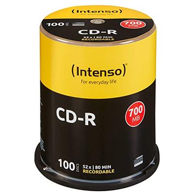 Intenso CD-R spindel 700MB 52x Speed CD-onbewerkte, 100-delige