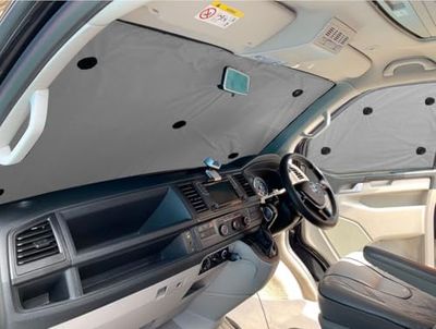 Covprotec Thermal Window Blinds Compatible With Mercedes B Class (W245) (2005-2011)(5 door)(Rear Set With Stealth) With Backing Colour In Light Grey