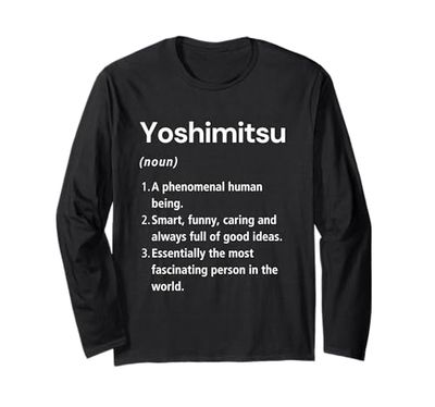 Yoshimitsu Definizione del nome Dizionario divertente Maglia a Manica