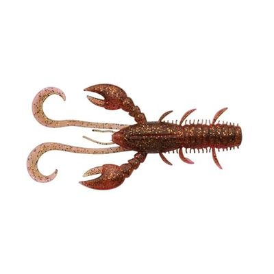 Berkley Pulse Realistic Craw; kräftbete i mjukplast för predatorfiske i sötvatten; Texas, Carolina, Cheb Rig, Ned Rig & Jighead; räksmak för abborre, gös, 7cm, Wagasaki