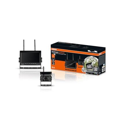 OSRAM ROADsight Wireless Reverse Camera System, OWRCS7, 7” AHD Monitor, 1080p HD, up to 4 cameras