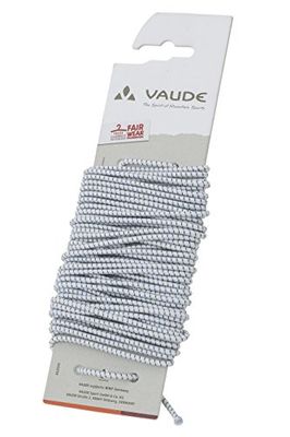 VAUDE Shock Cord - Cavo di ricambio, 10 m, colore: Blu/Bianco sporco
